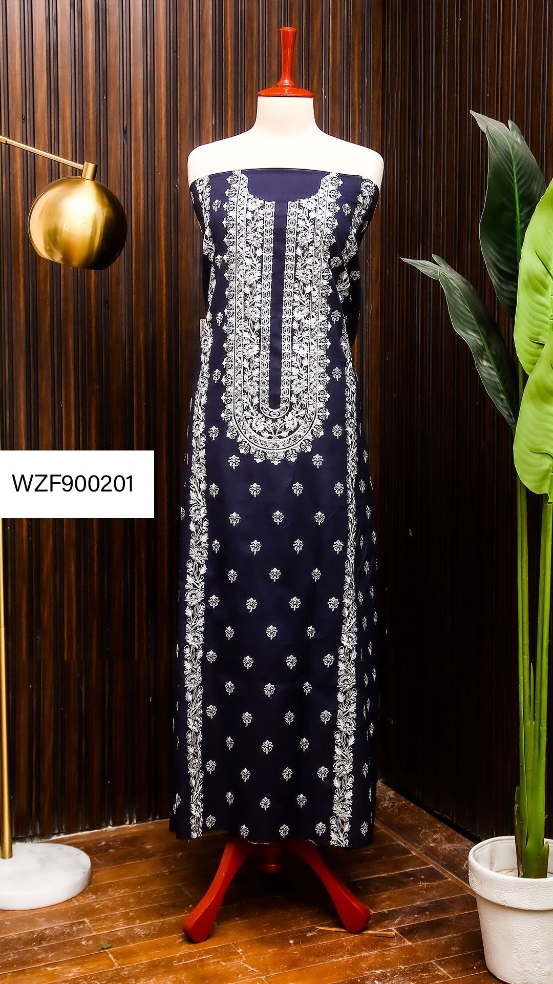 Korean Lawn Embroided 2 PC Warda Zainab