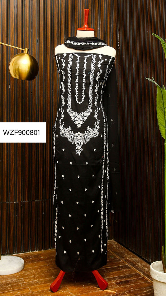 Korean Lawn Embroided 3 PC Warda Zainab