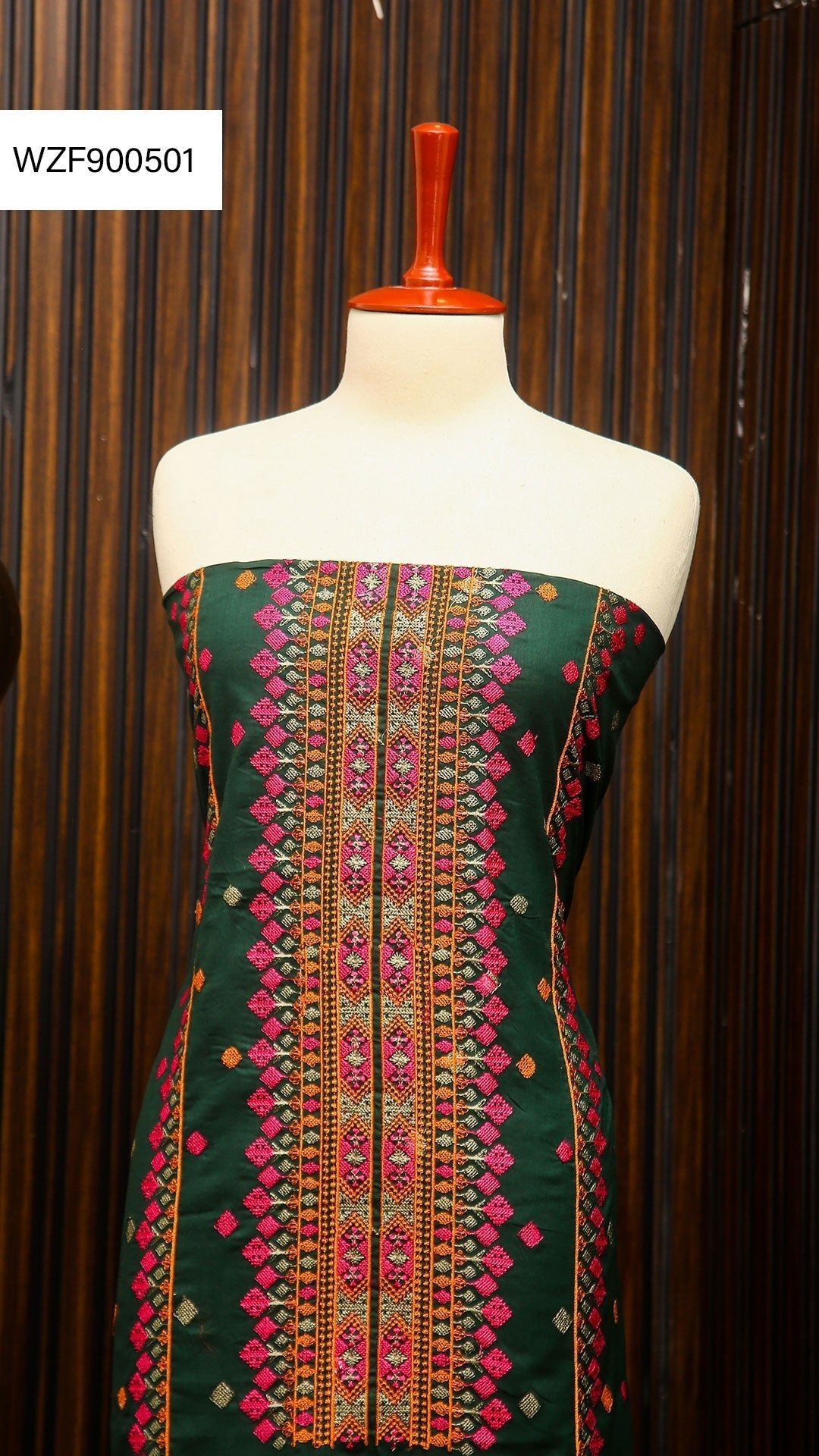 Korean Lawn Embroided 2 PC Warda Zainab