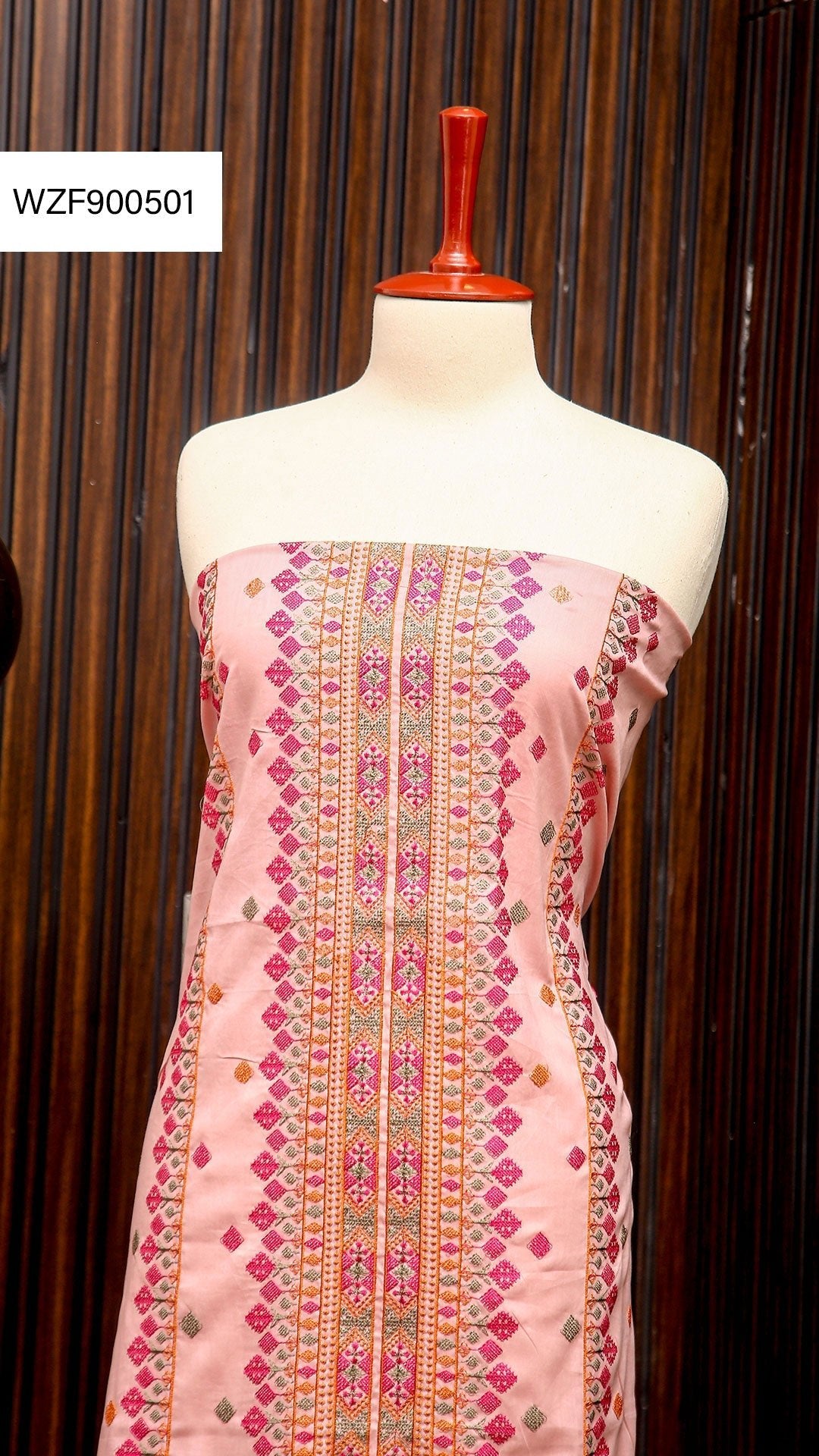 Korean Lawn Embroided 2 PC Warda Zainab