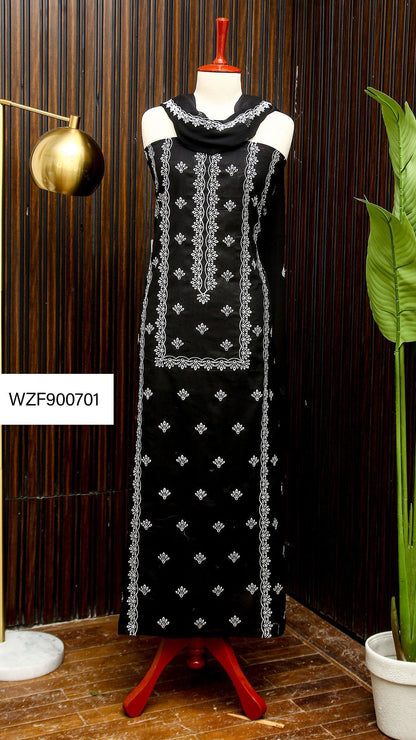 Korean Lawn Embroided 3 PC Warda Zainab